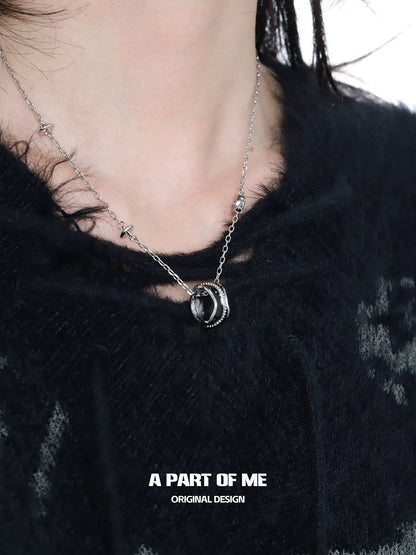 Diamond Ring Pendant Necklace