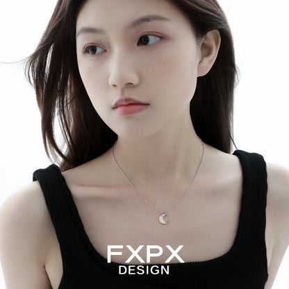 Shattered Moonlight Zircon Necklace