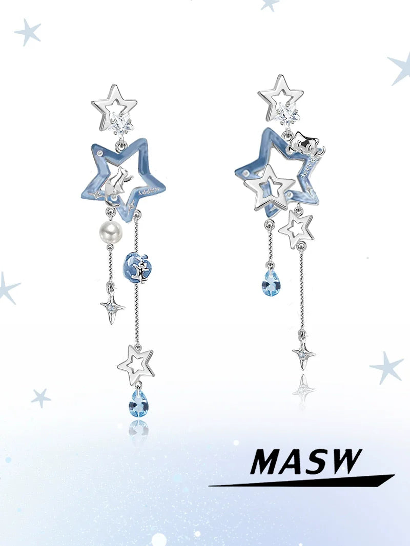 Dream Cat Tassel Earrings