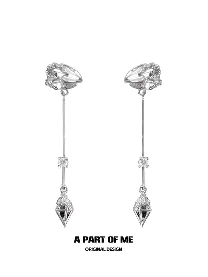 Divine Arrow Drop Ear Cuffs