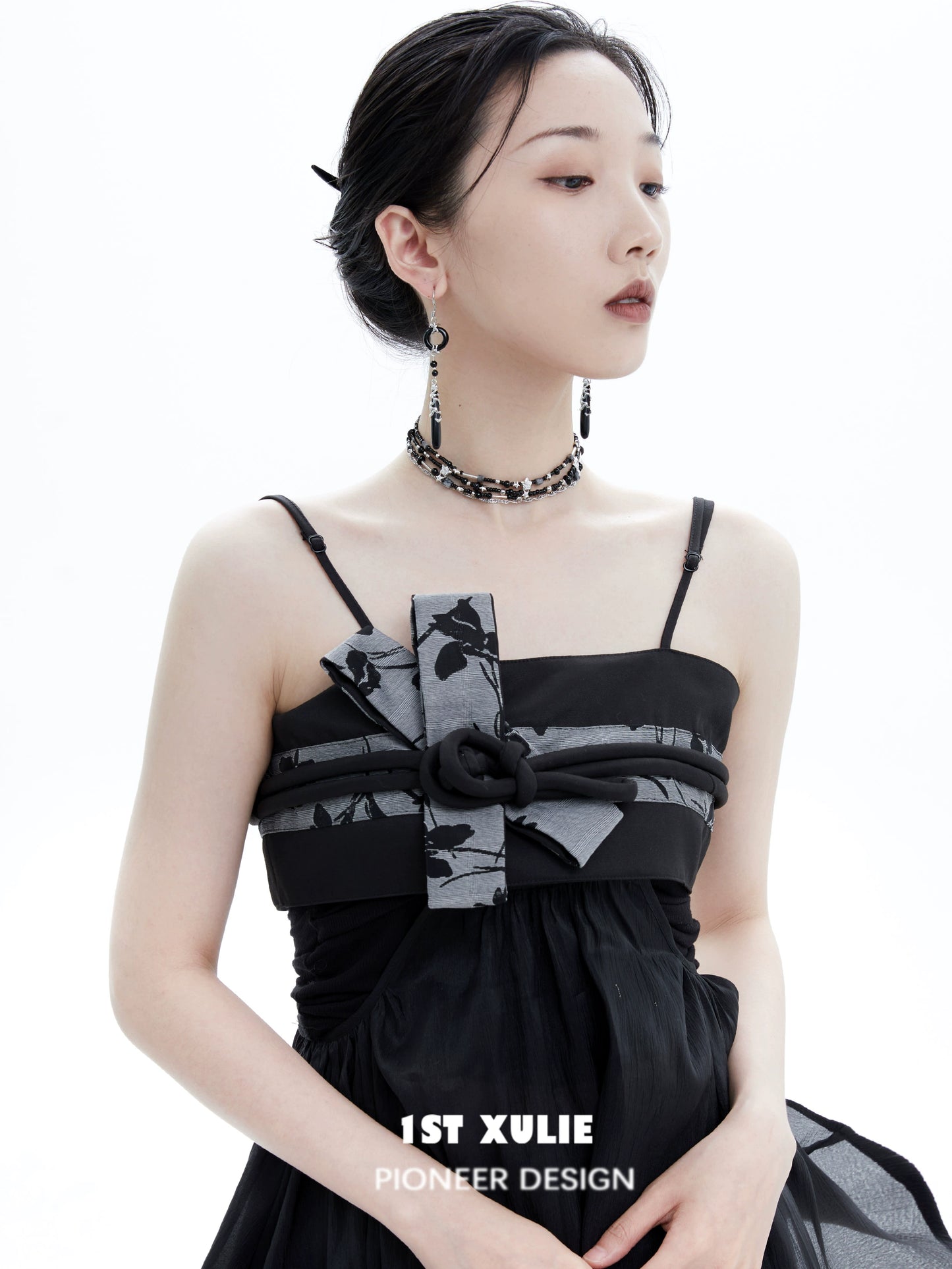 Gothic Nightfall Pendant Earrings