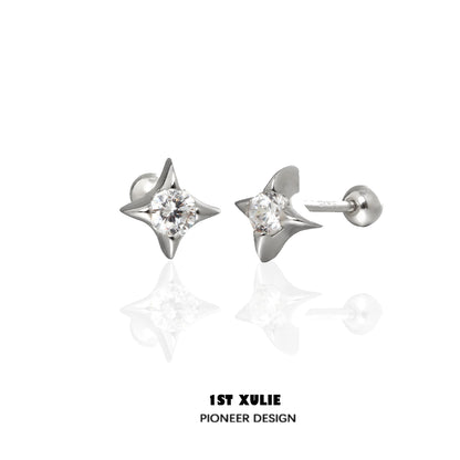 Eternal Star Silver Ear Cuff