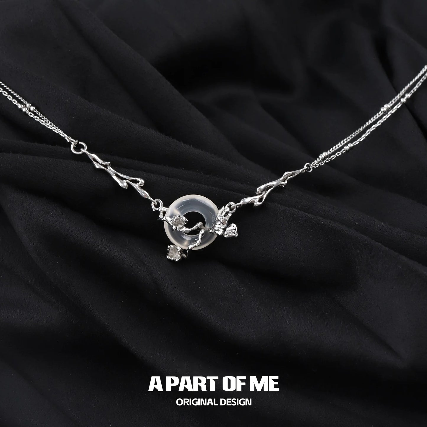 Cool God Chalcedony Necklace
