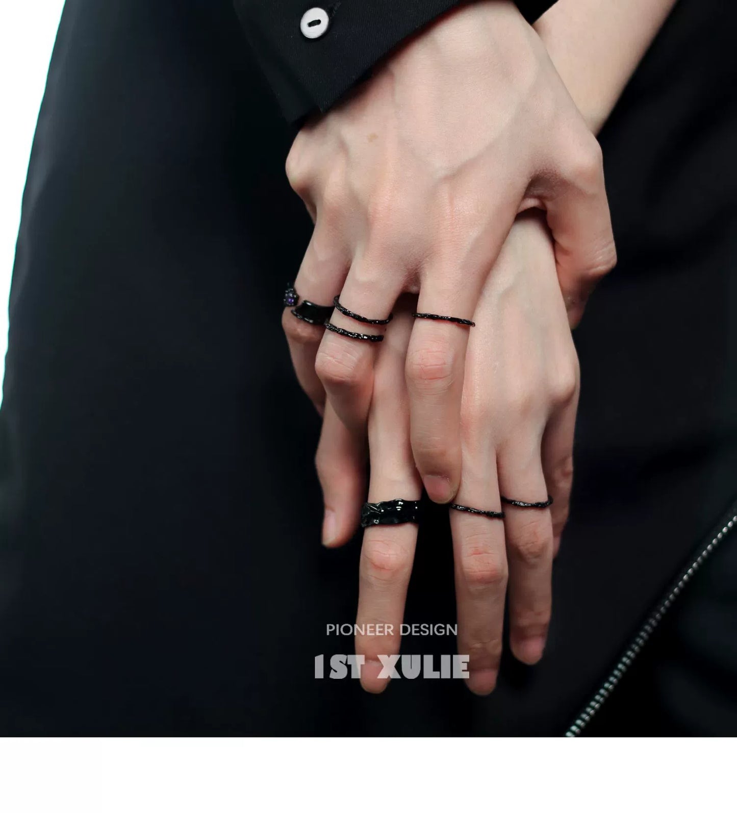 Y2K Gothic Charm Couple Rings