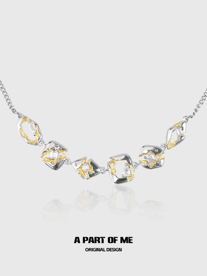 Radiant Sun Moon Necklace