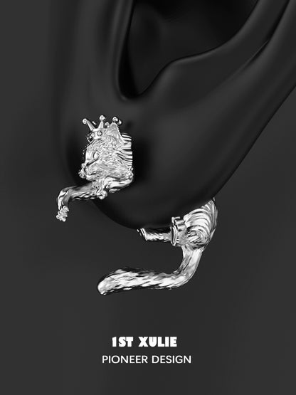 Y2K Rebel Wildcat Cat Earrings