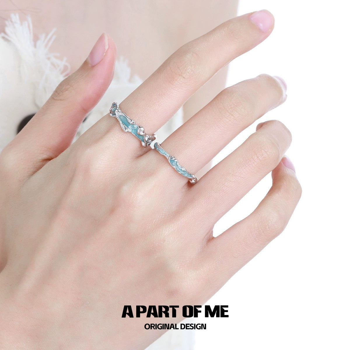 White Orchid Love Ring