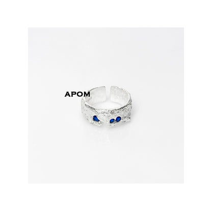 Silent Blue Gem Ring