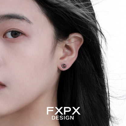 Punk Evil Crystal Earrings