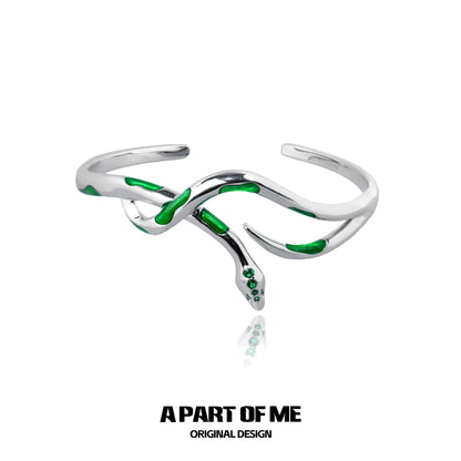 Slytherin Green Snake Bracelet