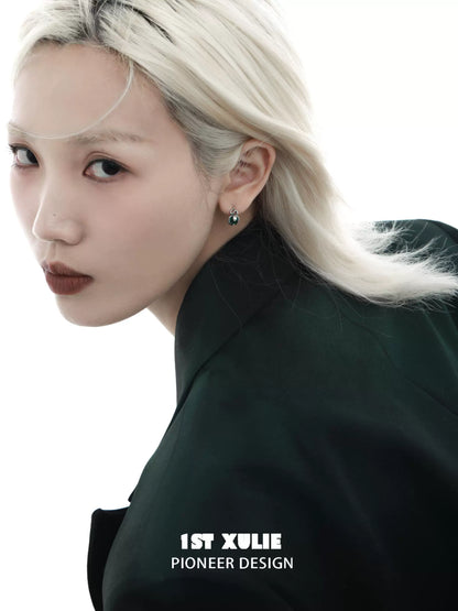 Slytherin Royal Fang Earrings
