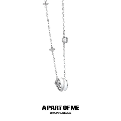 Diamond Ring Pendant Necklace