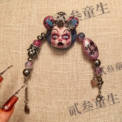 Bracelets-Ersan Children's Bracelet Women's Premium Sense Heavy Industry Original Niche Design 2025 New Bracelet Dark Gothic Bracelet