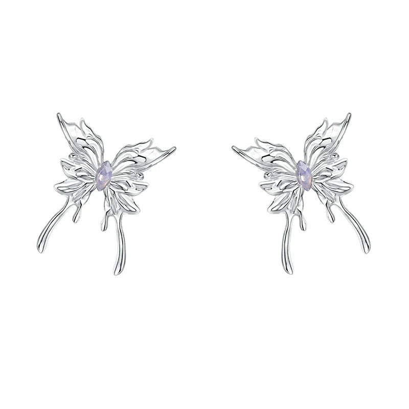 Edgy Butterfly Leather Choker