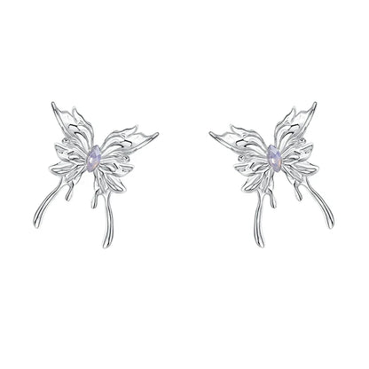 Edgy Butterfly Leather Choker