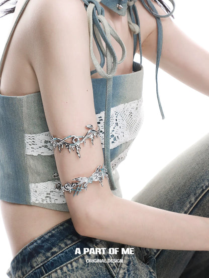 Butterfly & Ice Snake Bracelet