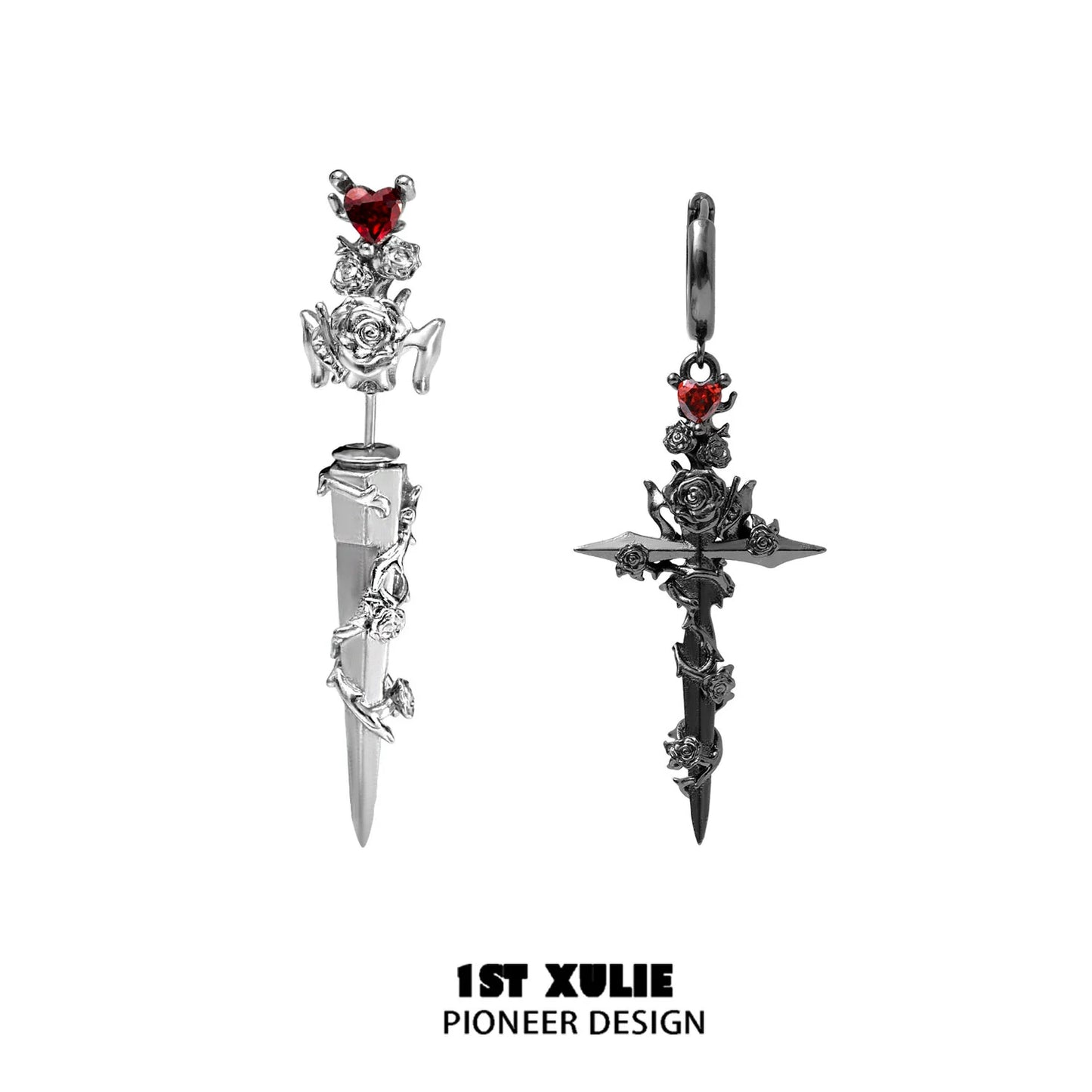 Cathedral Rose Piercing Earrings
