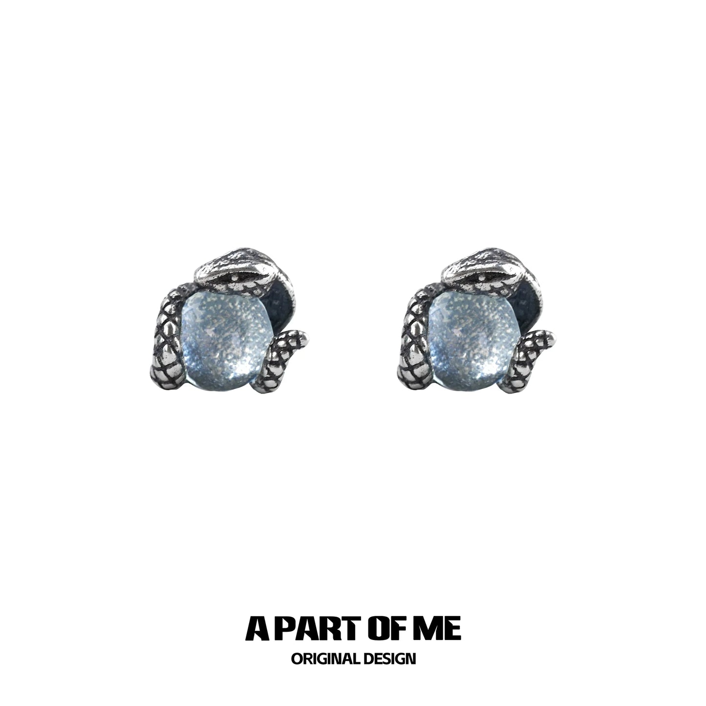 Hell Snake Stud Earrings
