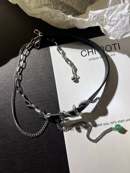 "Dark Night Snake" Splicing Choker