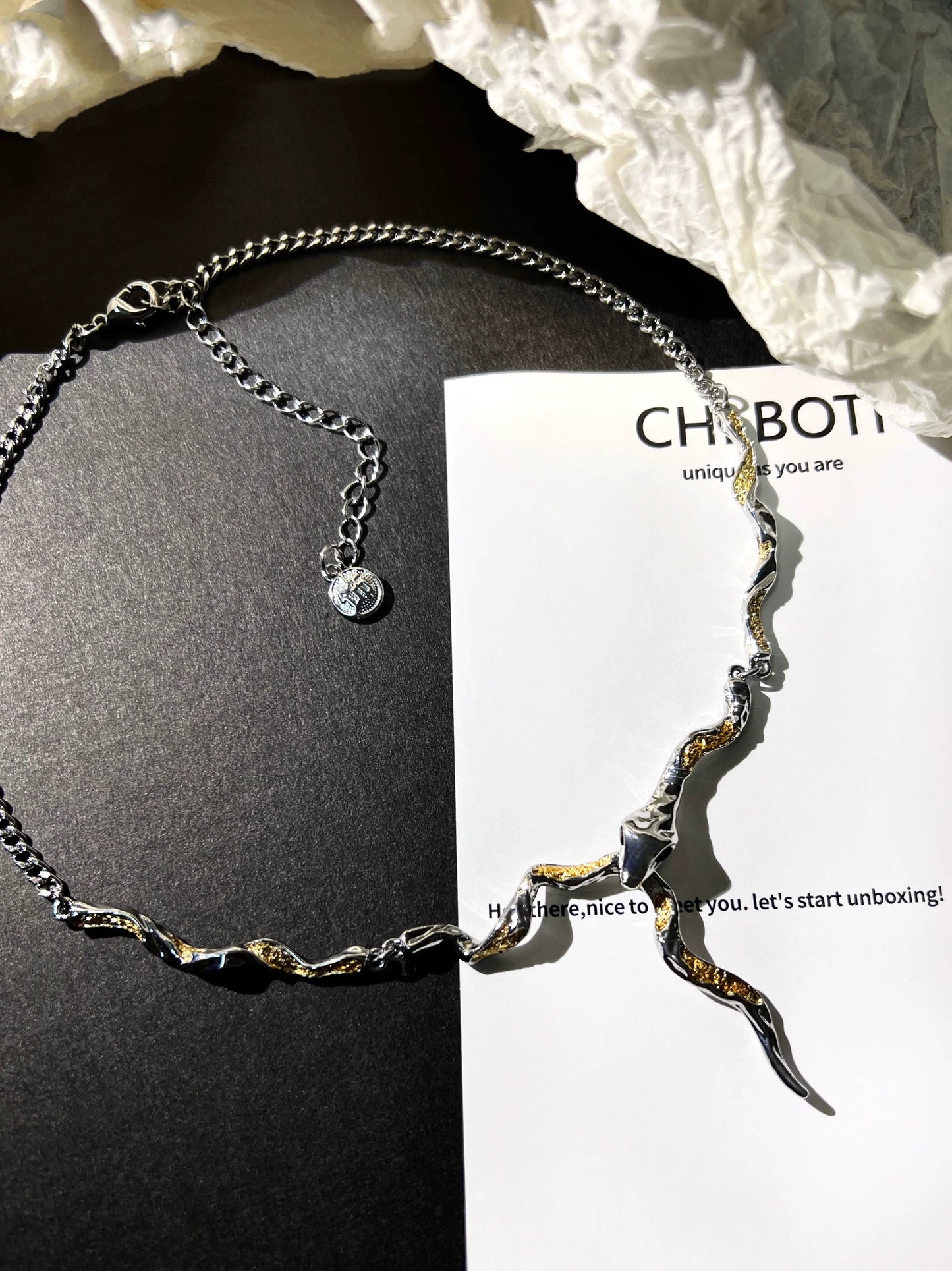 "Golden Snake" Gothic Necklace