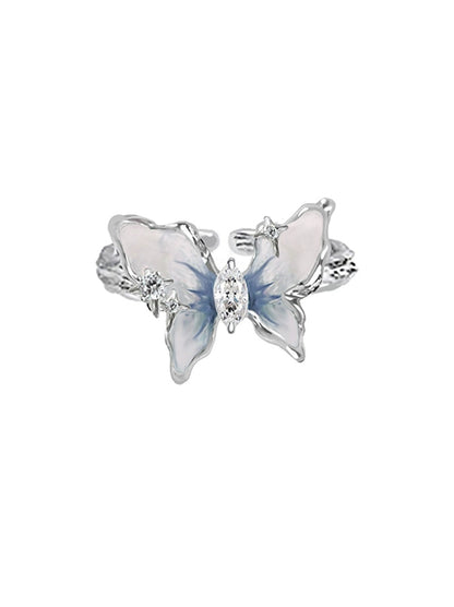 Romantic Butterfly Dance Ring