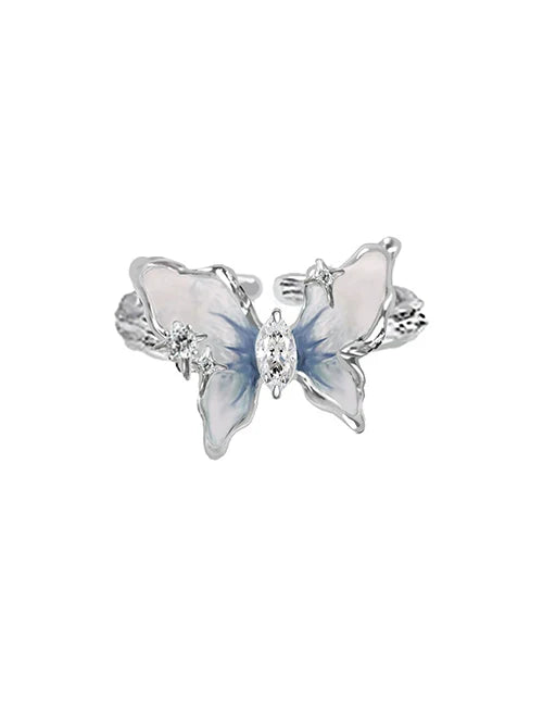 Romantic Butterfly Dance Ring