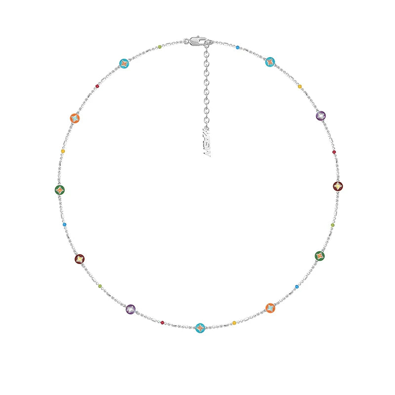 Dopamine Contrast Collar Necklace