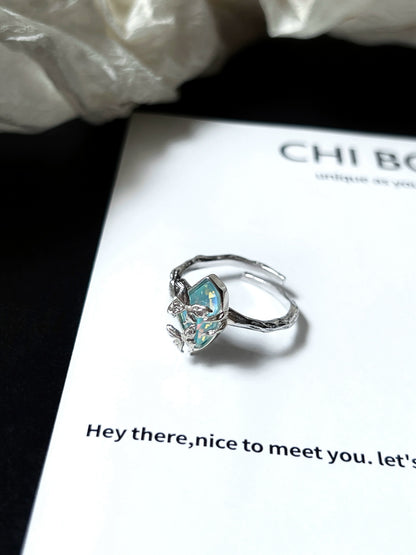 "Blue Island Butterfly" Ring
