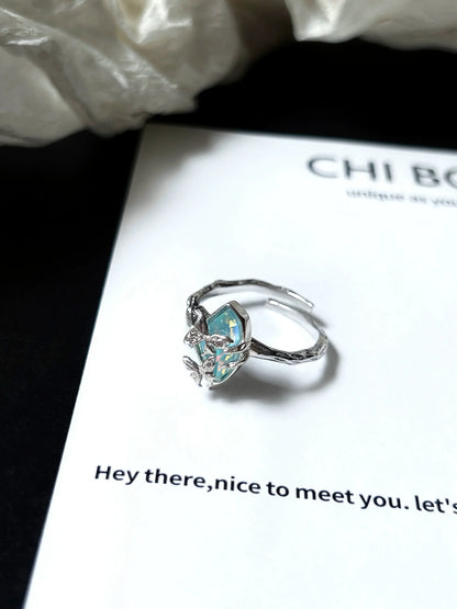 "Blue Island Butterfly" Ring