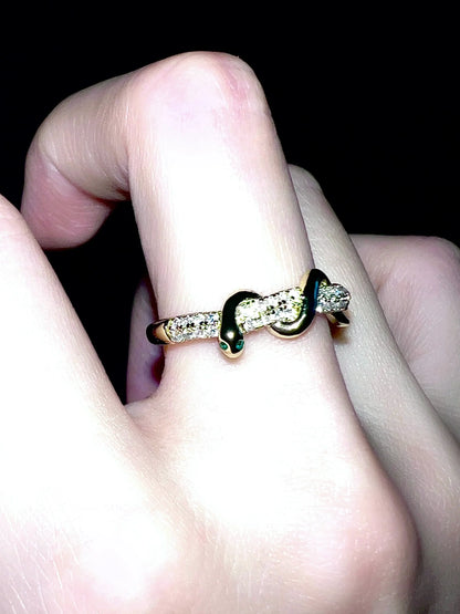 "Spirit Snake" Wrap Ring