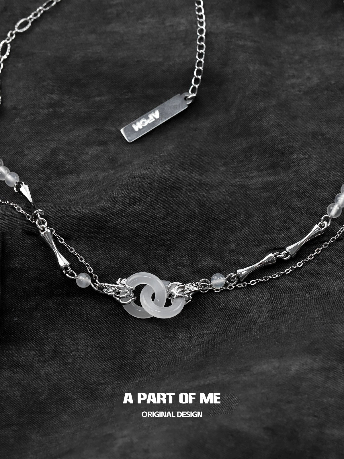 Chinese Peace Jade Necklace