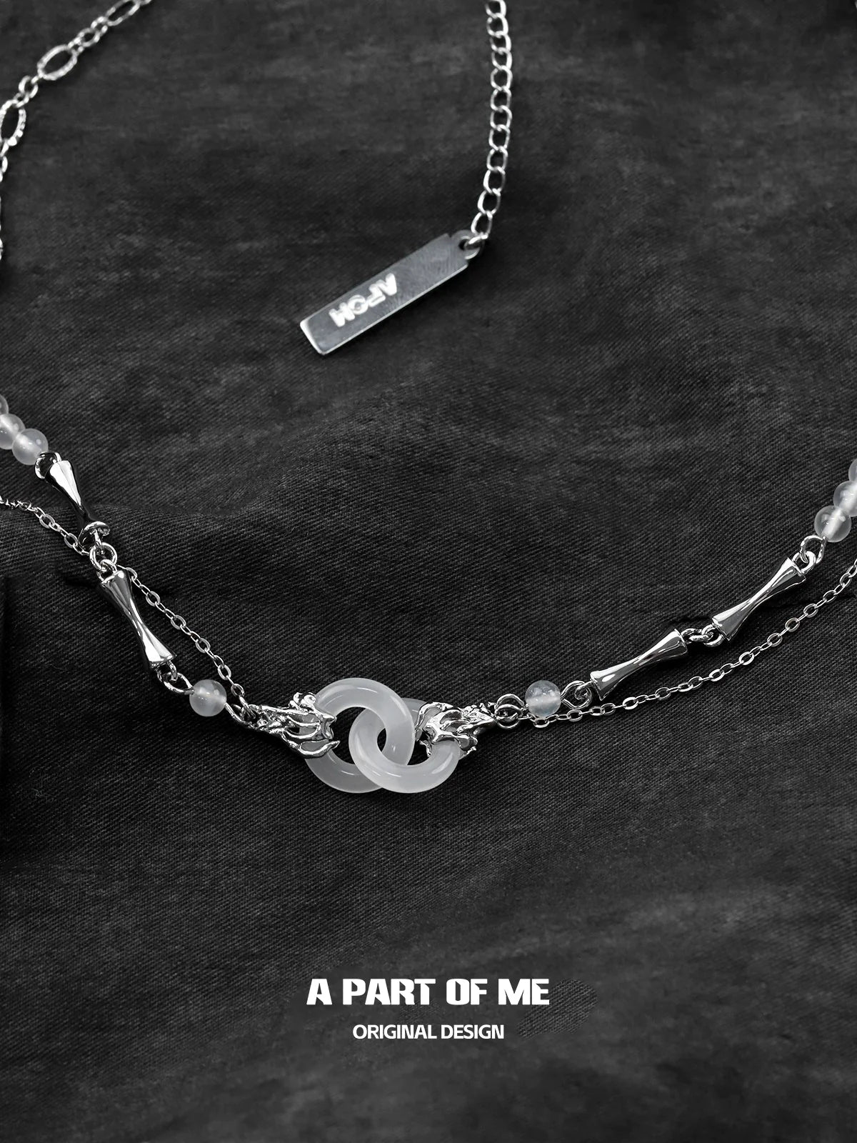 Chinese Peace Jade Necklace