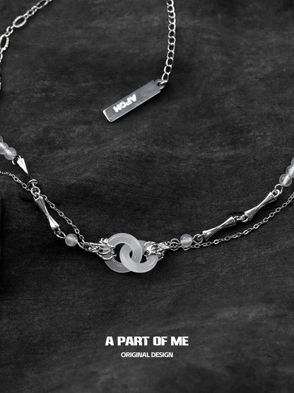 Chinese Peace Jade Necklace