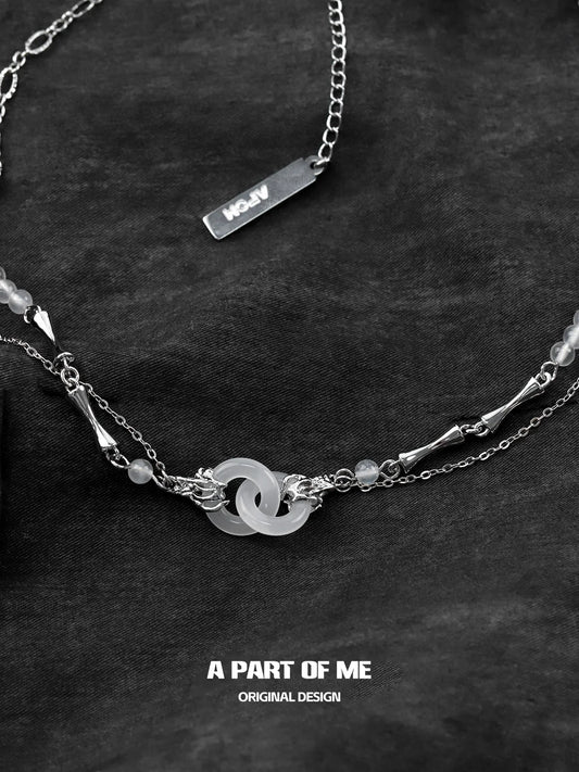 Chinese Peace Jade Necklace