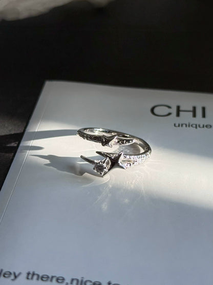 "Star Field" Starburst Ring