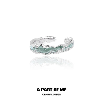 Summer Mint Silver Ring