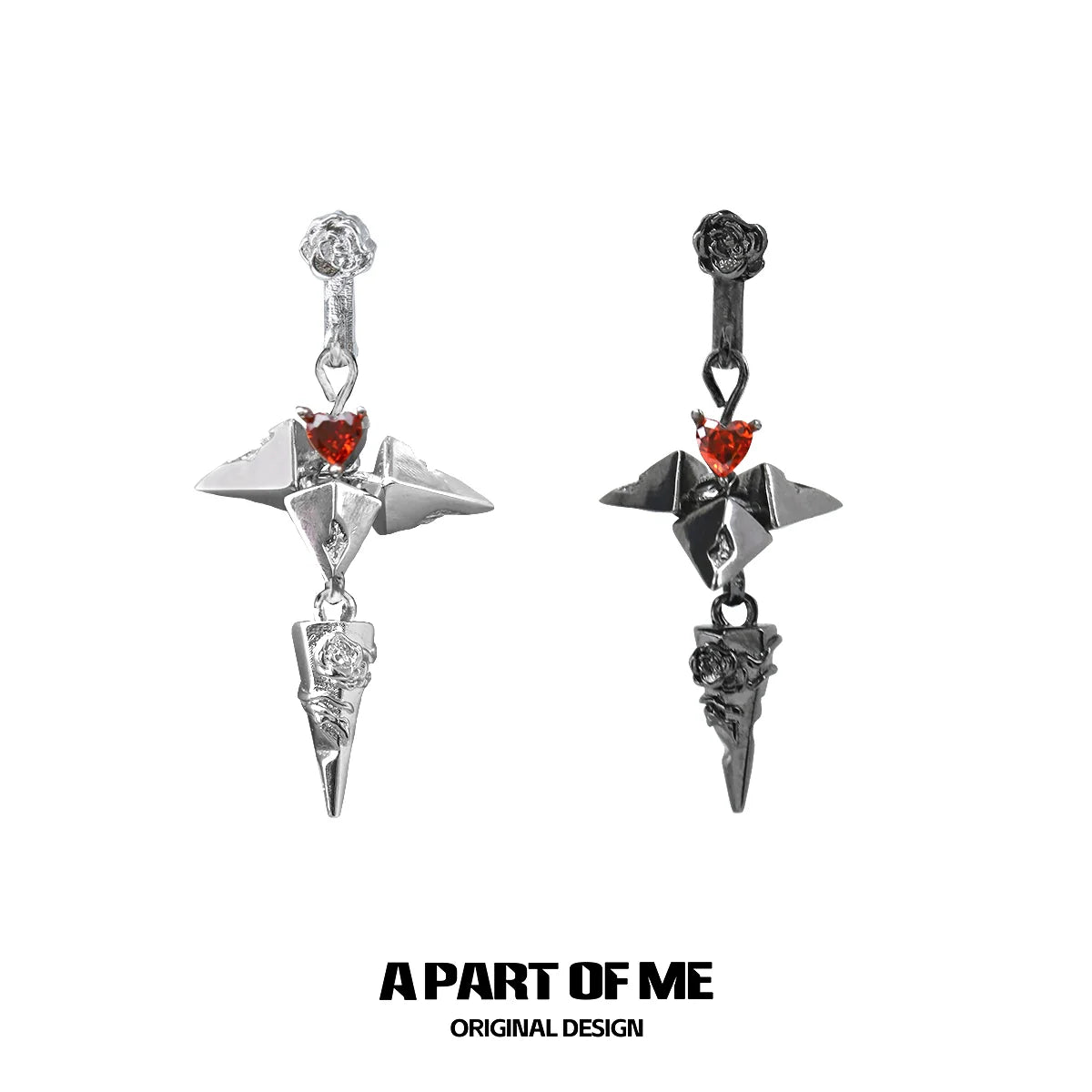 Sword of the Rose Earrings