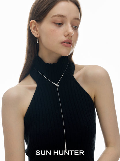 Retro Metal Water Drop Earrings