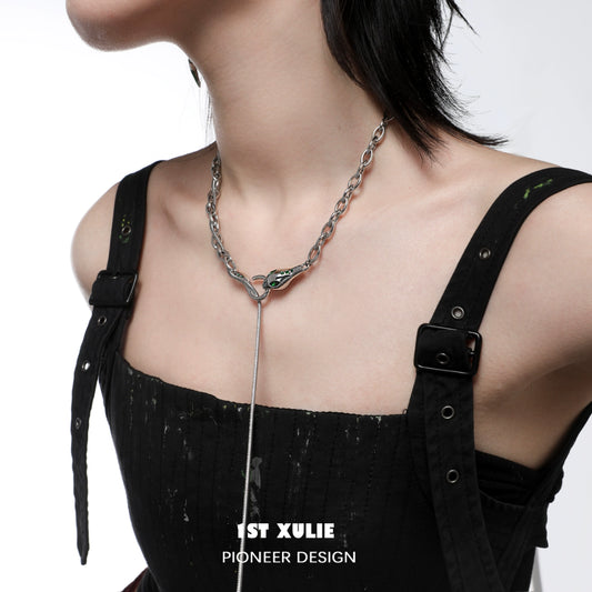 Slytherin Spirit Snake Gaze Necklace