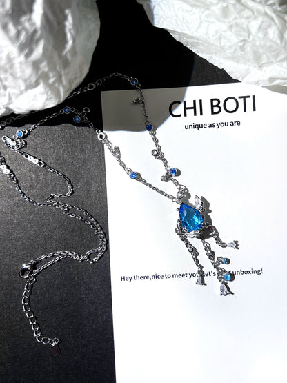 "Poseidon" Fishtail Necklace