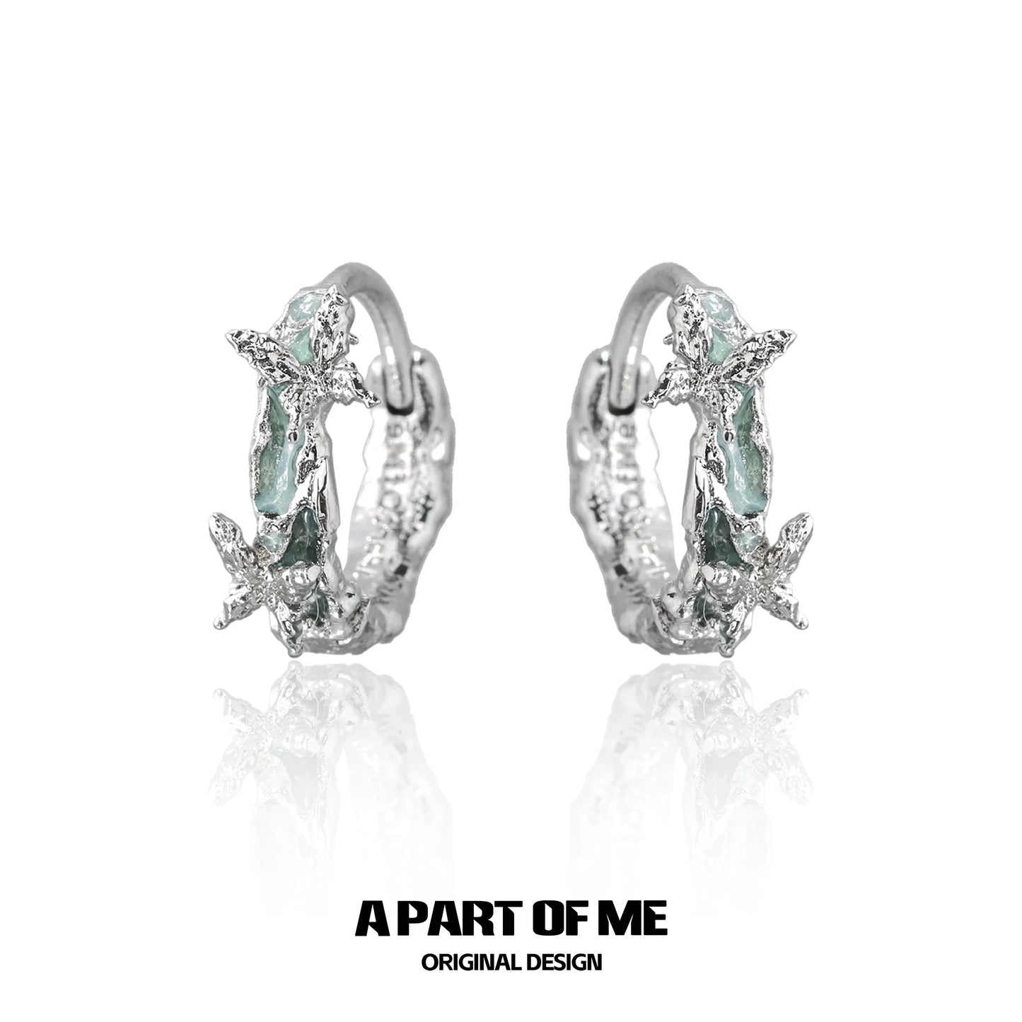 Mint Mambo Butterfly Ear Cuff
