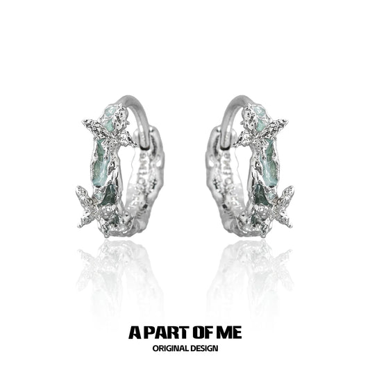 Mint Mambo Butterfly Ear Cuff