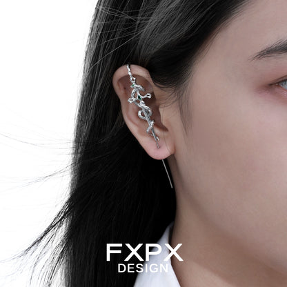 Y2K Venom Snake Ear Piercing Needle