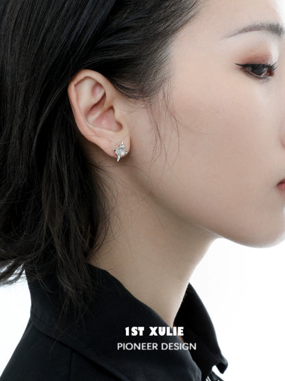 Frozen Star Agate Earrings