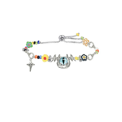 Color Beaded Devil Bracelet