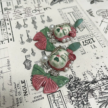 Earrings & Ear Cuffs-Ersan Tongsheng Original Handmade Niche Butterfly Earrings Personality Cute Sweet Hot Cool Earrings Earrings Gift