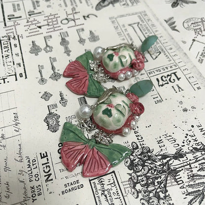 Earrings & Ear Cuffs-Ersan Tongsheng Original Handmade Niche Butterfly Earrings Personality Cute Sweet Hot Cool Earrings Earrings Gift