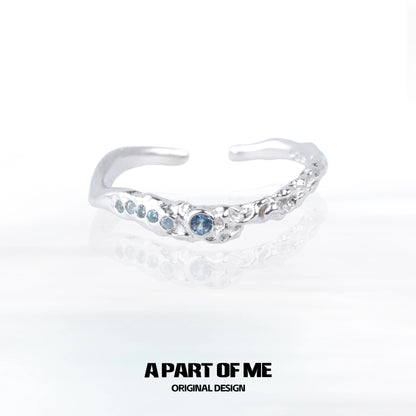 Mystic Blue Gem Ring