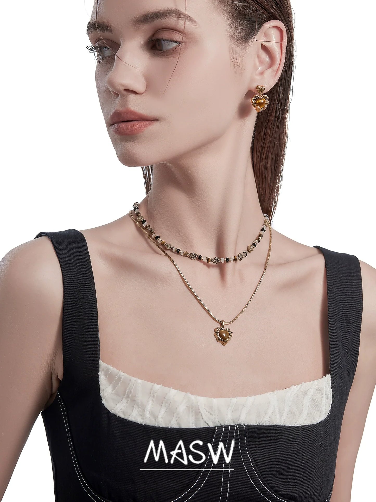 Tiger’s Eye Layered Necklace