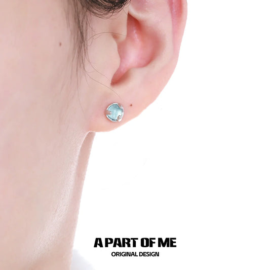 Blue Mist Stud Earrings